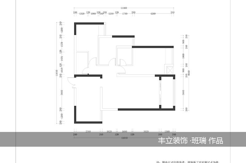 貴陽(yáng)豐立裝飾-中大國(guó)際145㎡中式風(fēng)格效果圖